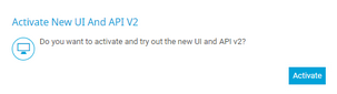 Activate New UI Activate New UI