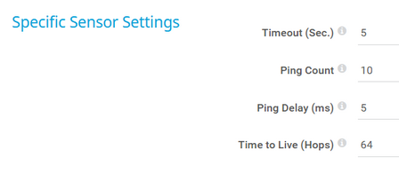 Specific Sensor Settings